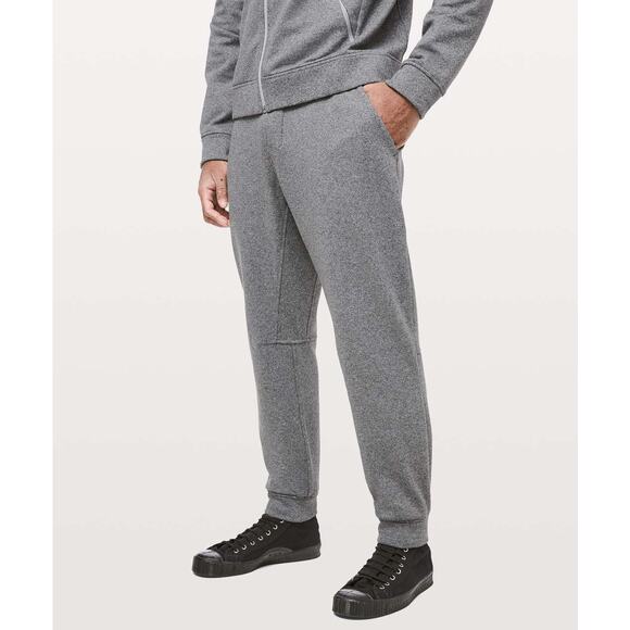 LULULEMON City Sweat Jogger Thermo 29" Heathered Light Cast Active Men's S - Picture 3 of 14